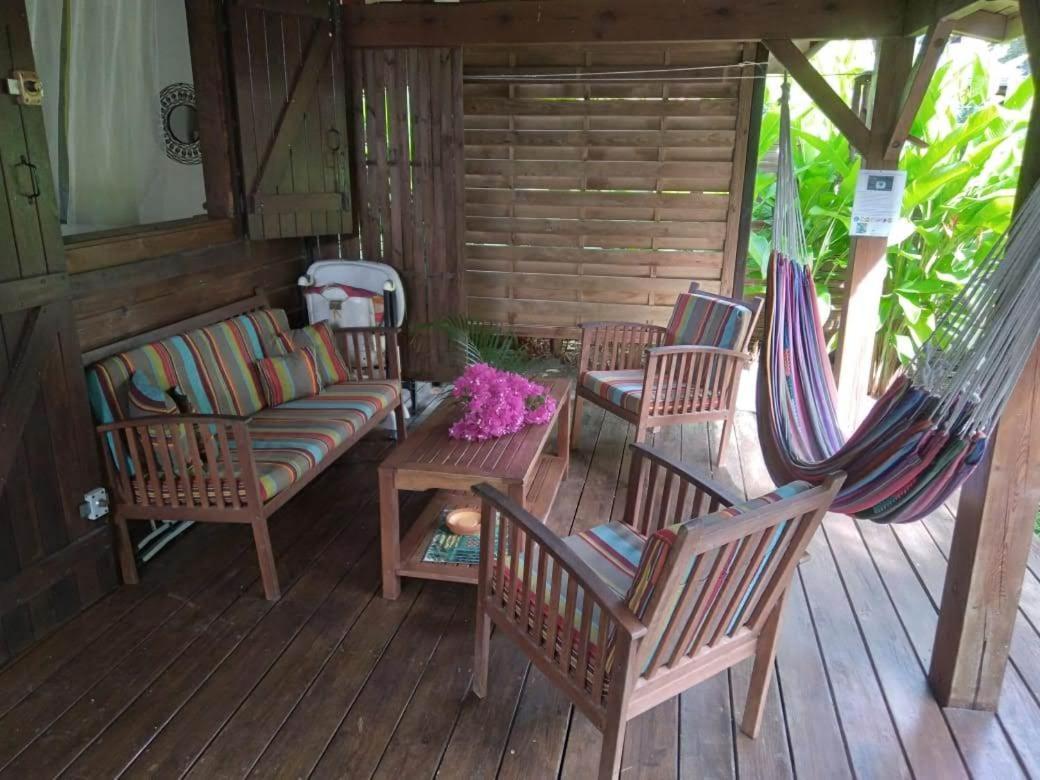 Kaz Creole Aventure Tropicale Insolite, Fibre, Jardin Et Jacuzzi Prives Saint-Francois  Exterior foto