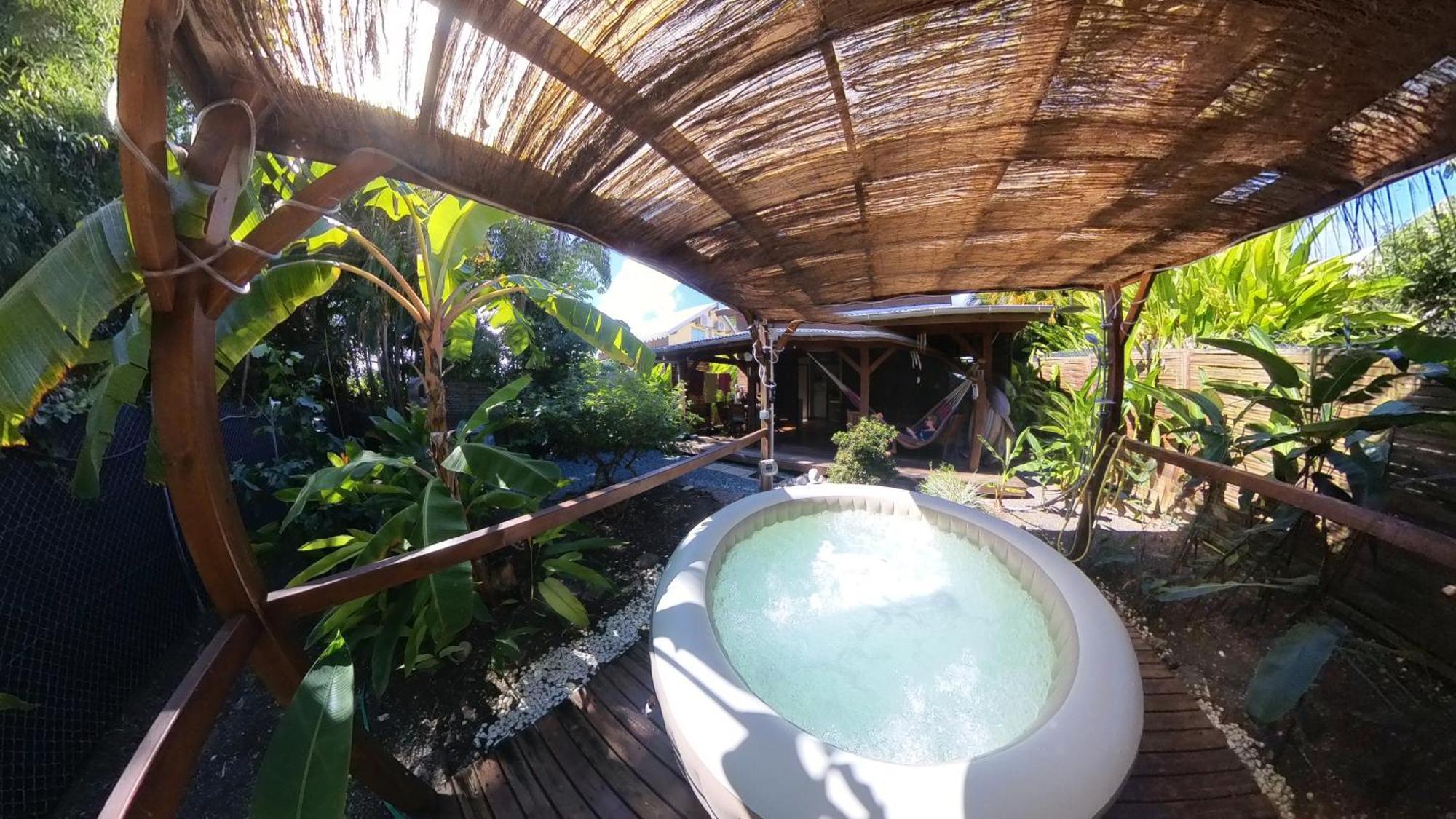 Kaz Creole Aventure Tropicale Insolite, Fibre, Jardin Et Jacuzzi Prives Saint-Francois  Exterior foto